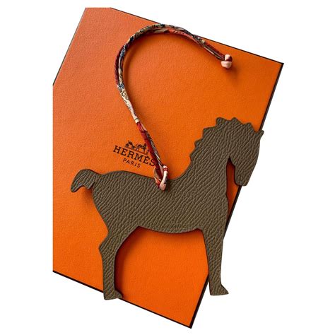 hermes shoulder strap|hermes leather horse bag charm.